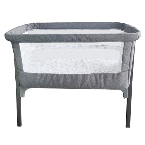Lucky Baby Krib™ Side Sleeping Crib - Grey Cloud