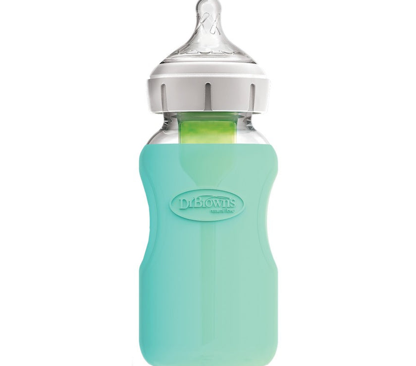 Dr. Brown’s Natural Flow Options+ Glass Baby Bottle Sleeve (Wide-Neck)