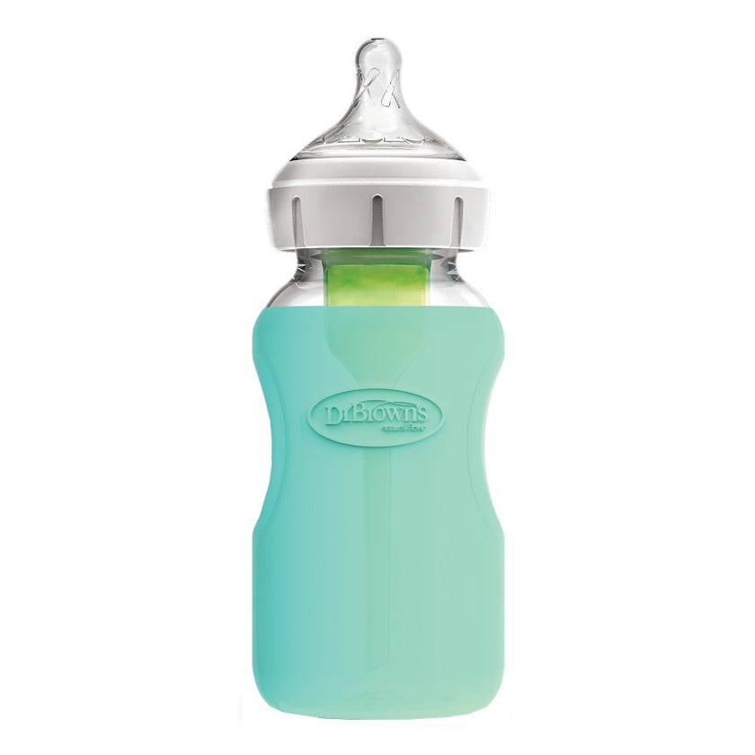 Dr. Brown’s Natural Flow Options+ Glass Baby Bottle Sleeve (Wide-Neck)