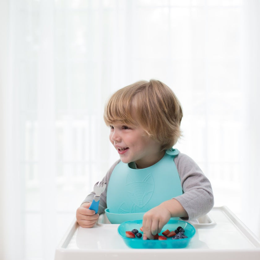 Dr. Brown’s Silicone Baby Bib - Turquoise