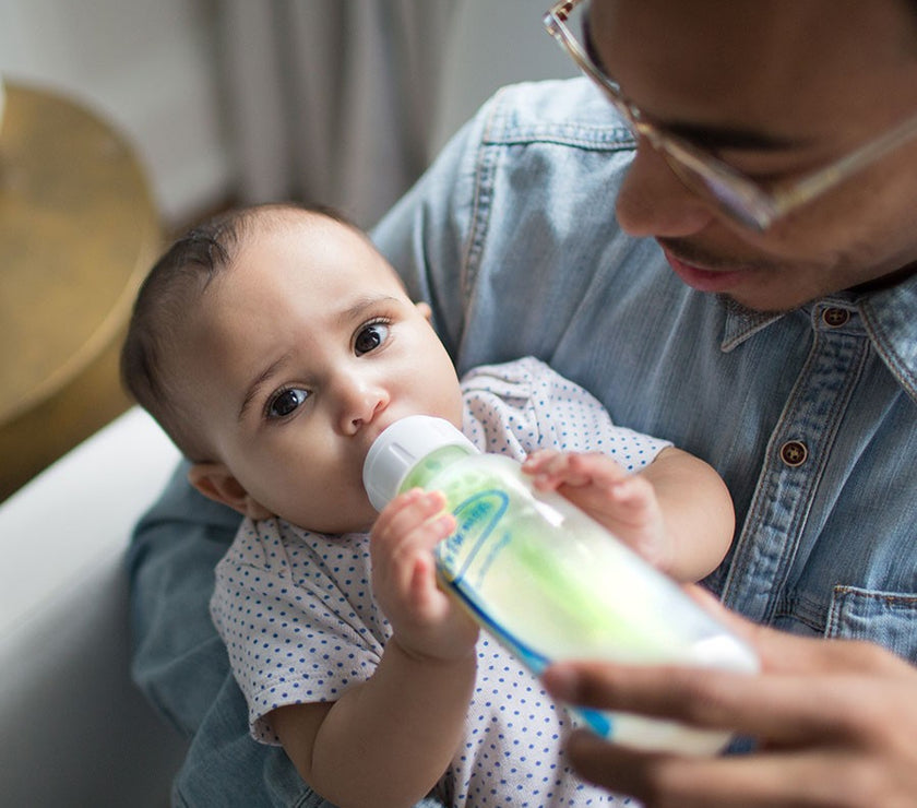 Dr Brown’s Natural Flow Anti-Colic Options Narrow Glass Baby Bottle (Level 1 Nipple)