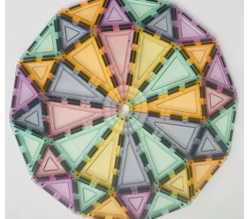 SparksMag Light 208 Pcs Grande Magnetic Tiles Set