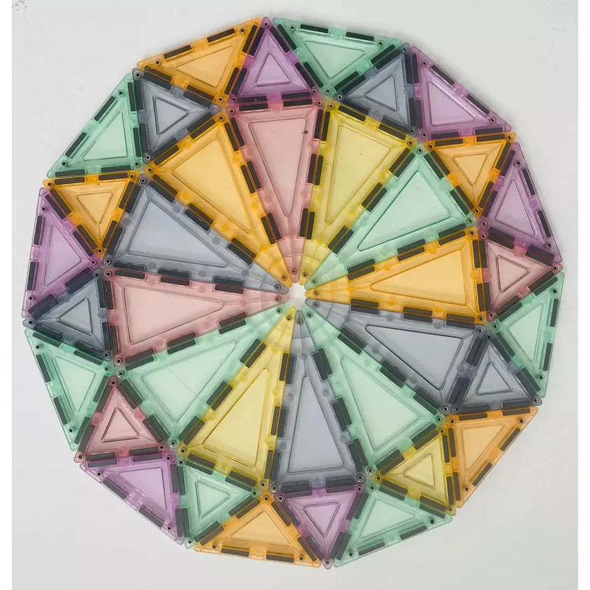SparksMag Light 208 Pcs Grande Magnetic Tiles Set