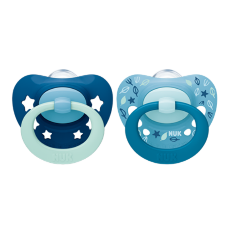 NUK Signature Silicone Soother (Assorted Designs)