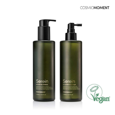 Cosmic Moment - Serein Anti Hair Loss Shampoo + Conditioner Vinegar (Vegan Certified) Complete Set | Little Baby.