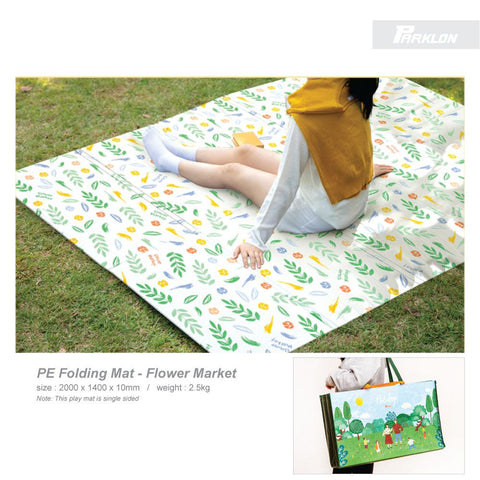 Parklon PE Folding Playmat - Flower Market