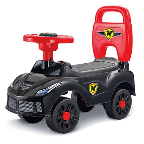 Lucky Baby Ride-On Push Car - Black Badg (Assorted Designs)