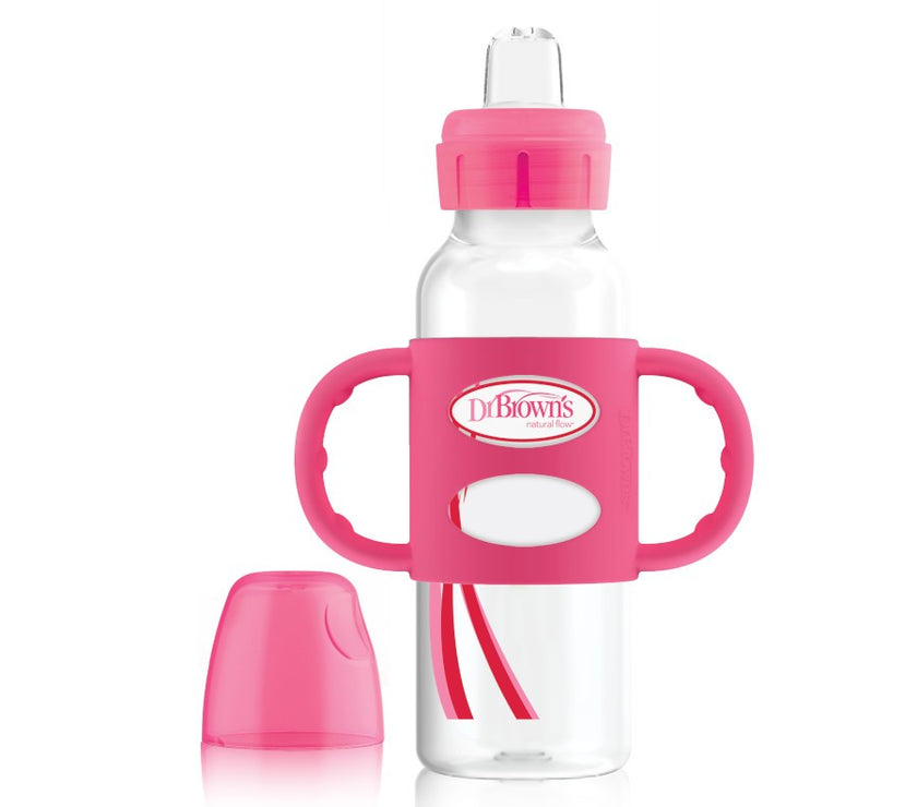 Dr. Brown’s® Milestones™ Narrow Sippy Bottle w Handles (Assorted Designs)
