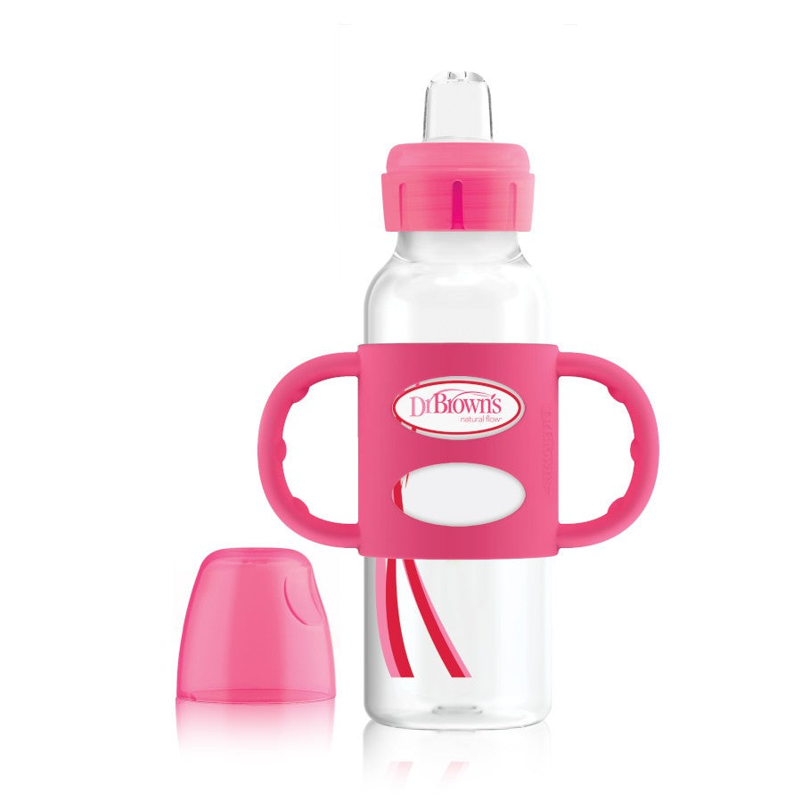 Dr. Brown’s® Milestones™ Narrow Sippy Bottle w Handles (Assorted Designs)-1
