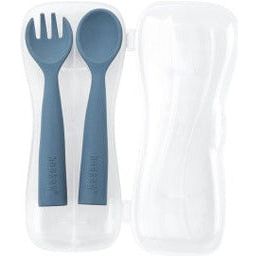 Haakaa Bendy Silicone Cutlery Set (Assorted Colours)-5