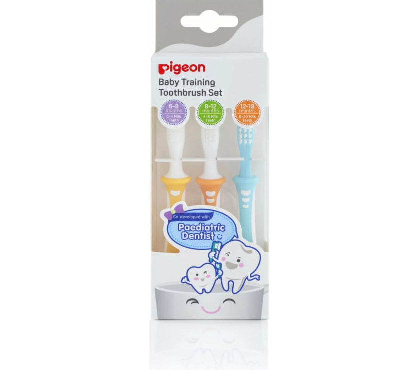 Pigeon Training Toothbrush Lesson 123 Set x2