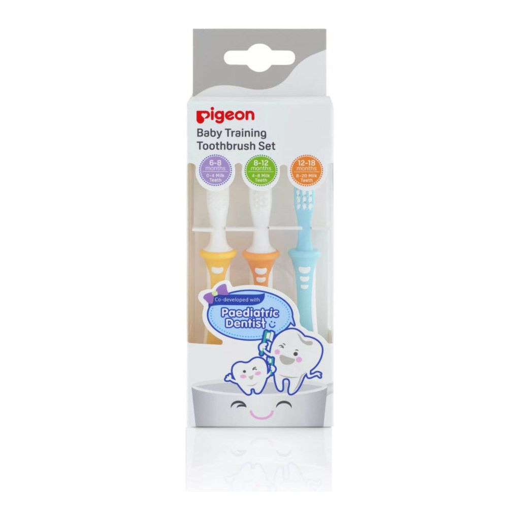 Pigeon Training Toothbrush Lesson 123 Set x2