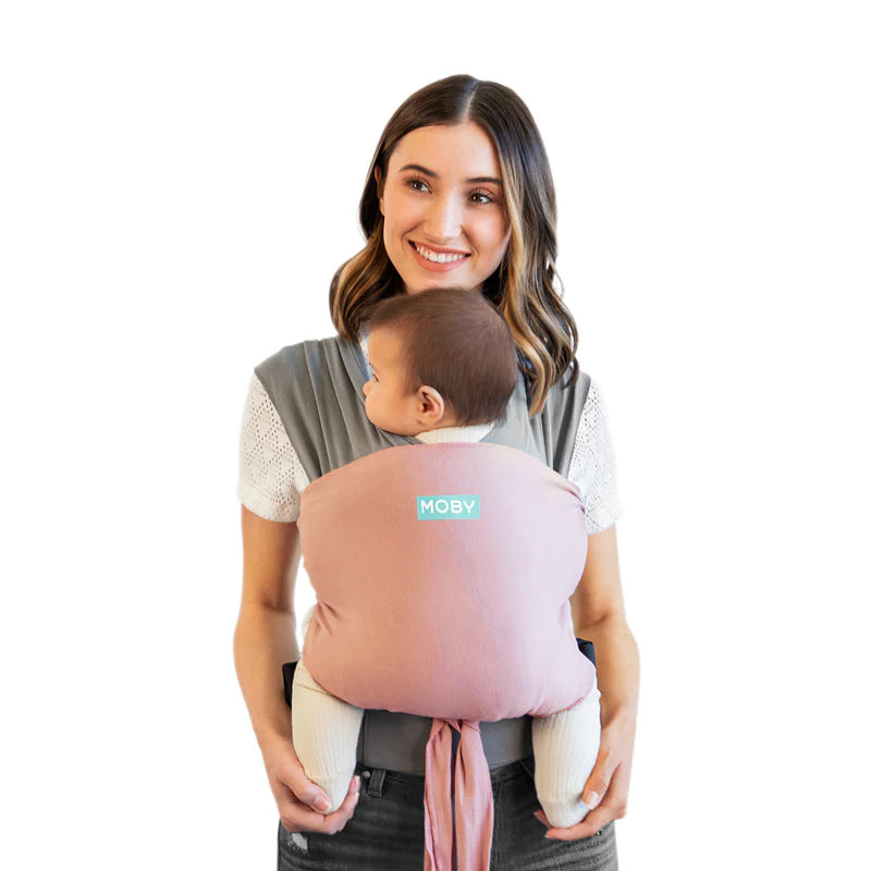 Moby Easy Wrap Carrier - Dusty Rose-1