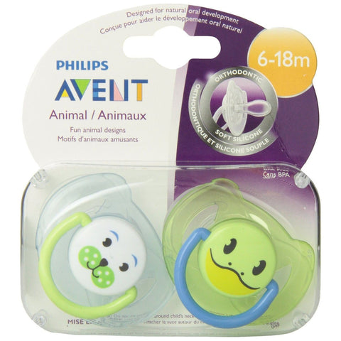 Philips AVENT Silicone Soothers 6-18mths | Little Baby.