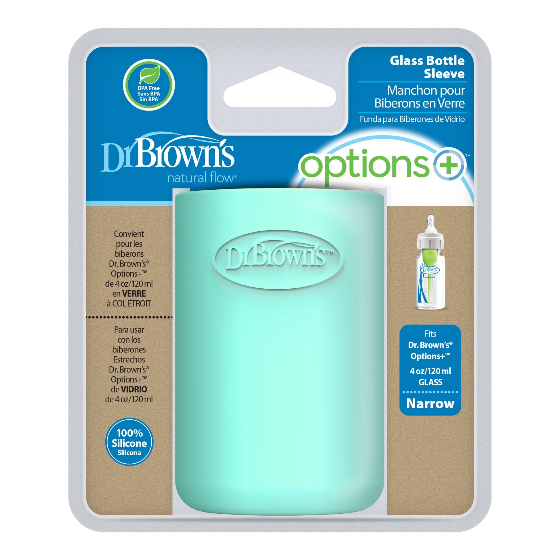 Dr. Brown’s Natural Flow® Options+™ Glass Baby Bottle Sleeve-15