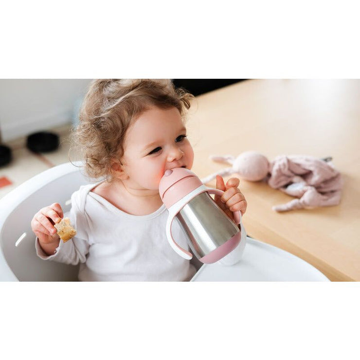 Beaba Stainless Steel Straw Cup 250ml (Assorted Colours)