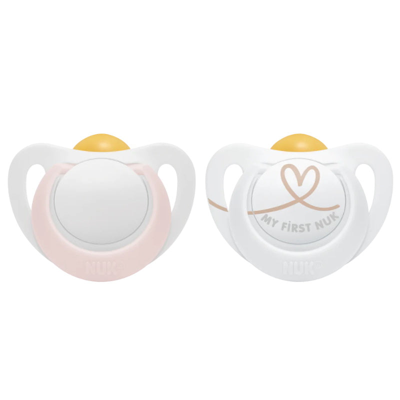 NUK Star Day Latex Soother Twin Pack (Assorted Designs)