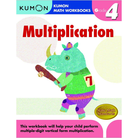 Kumon Math Workbooks Grade 4 Multiplication | Little Baby.