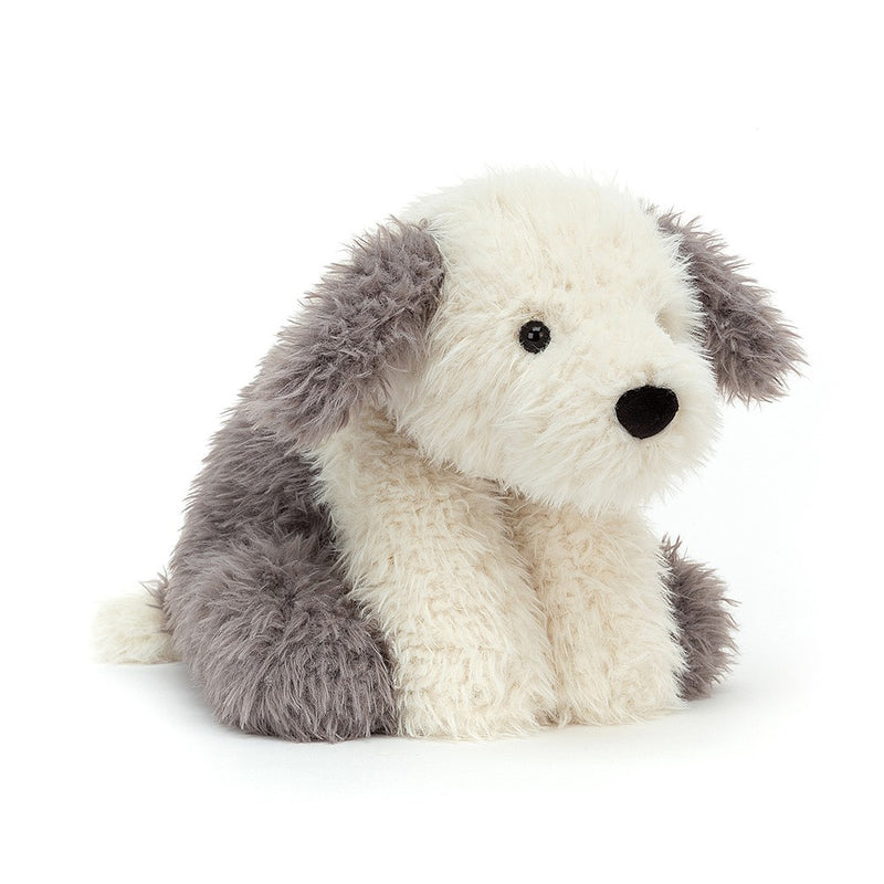 JellyCat Curvie Sheep Dog - H24cm-1