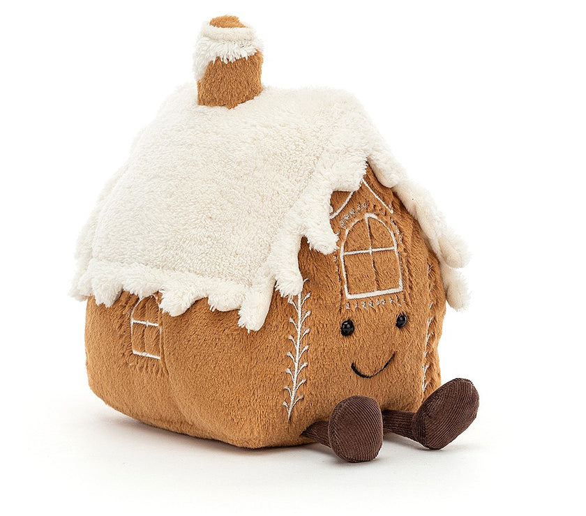 JellyCat Amuseable Gingerbread House - Medium H20cm