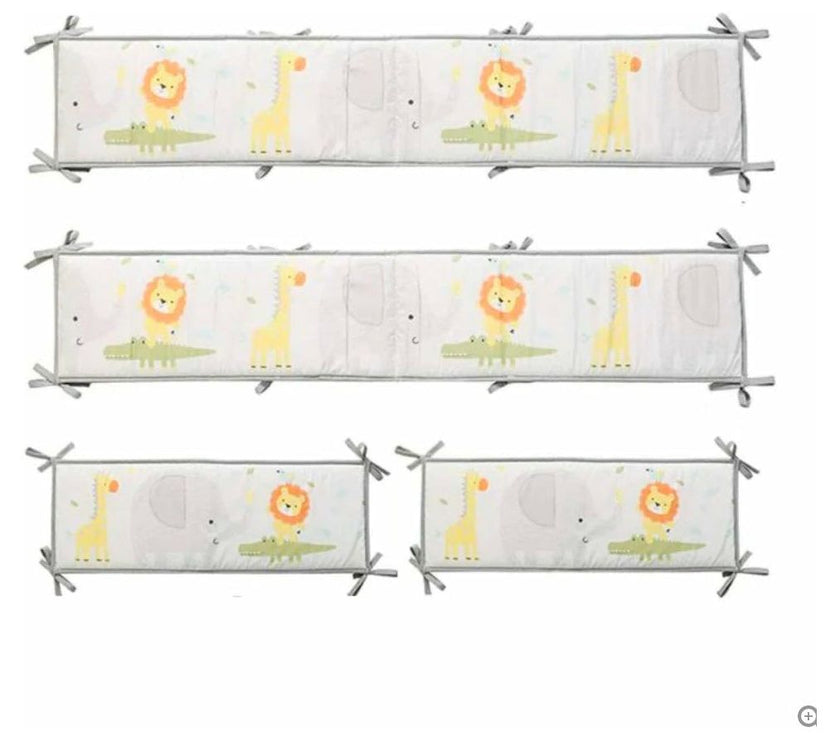 Palette Box 8-Pieces Bedding Set – Yellow Jungle Zoo