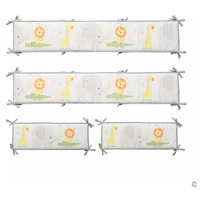 Palette Box 8-Pieces Bedding Set – Yellow Jungle Zoo
