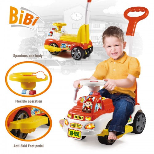 Lucky Baby Ride-On Push Car - Fire Fighter
