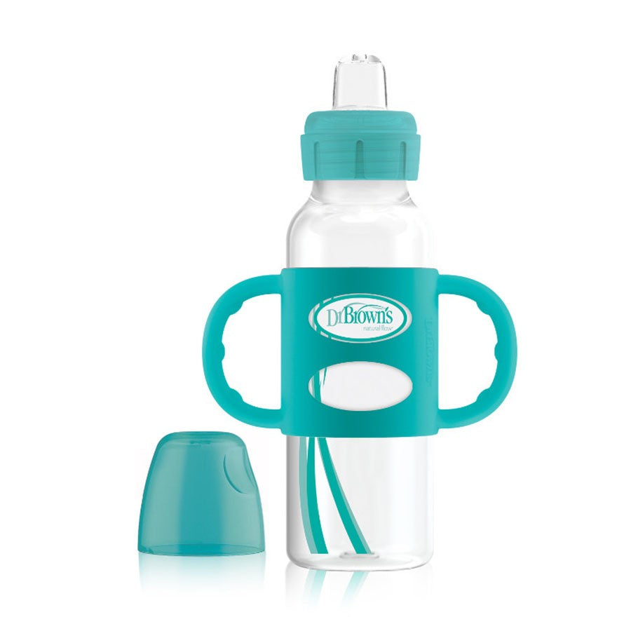 Dr. Brown’s® Milestones™ Narrow Sippy Bottle w Handles (Assorted Designs)-5