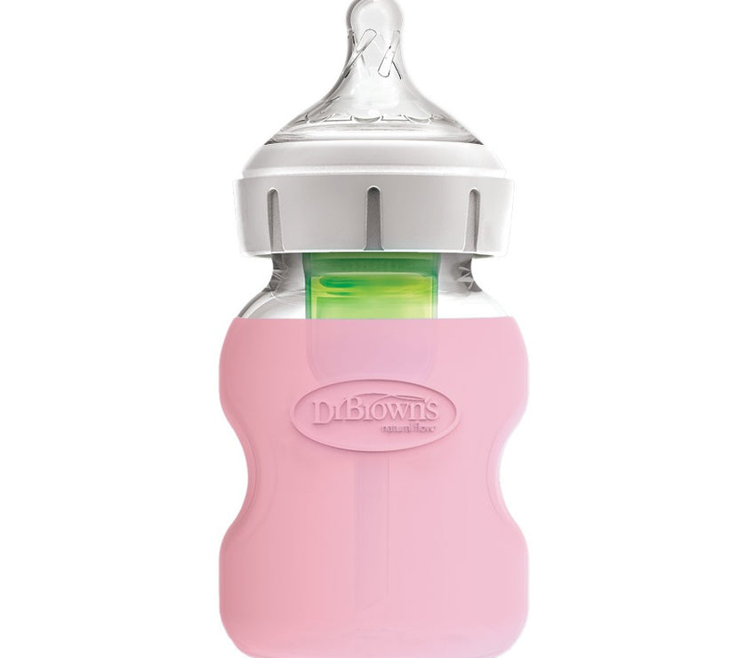 Dr. Brown’s Natural Flow Options+ Glass Baby Bottle Sleeve (Wide-Neck)