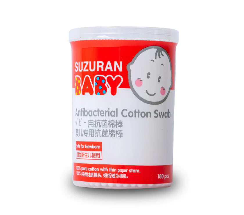 Suzuran Antibacterial Cotton Swab 180 pcs