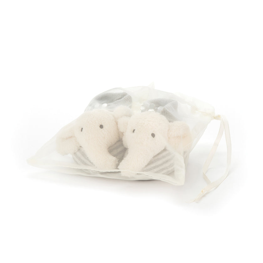 JellyCat Alfie Elephant Booties | Little Baby.