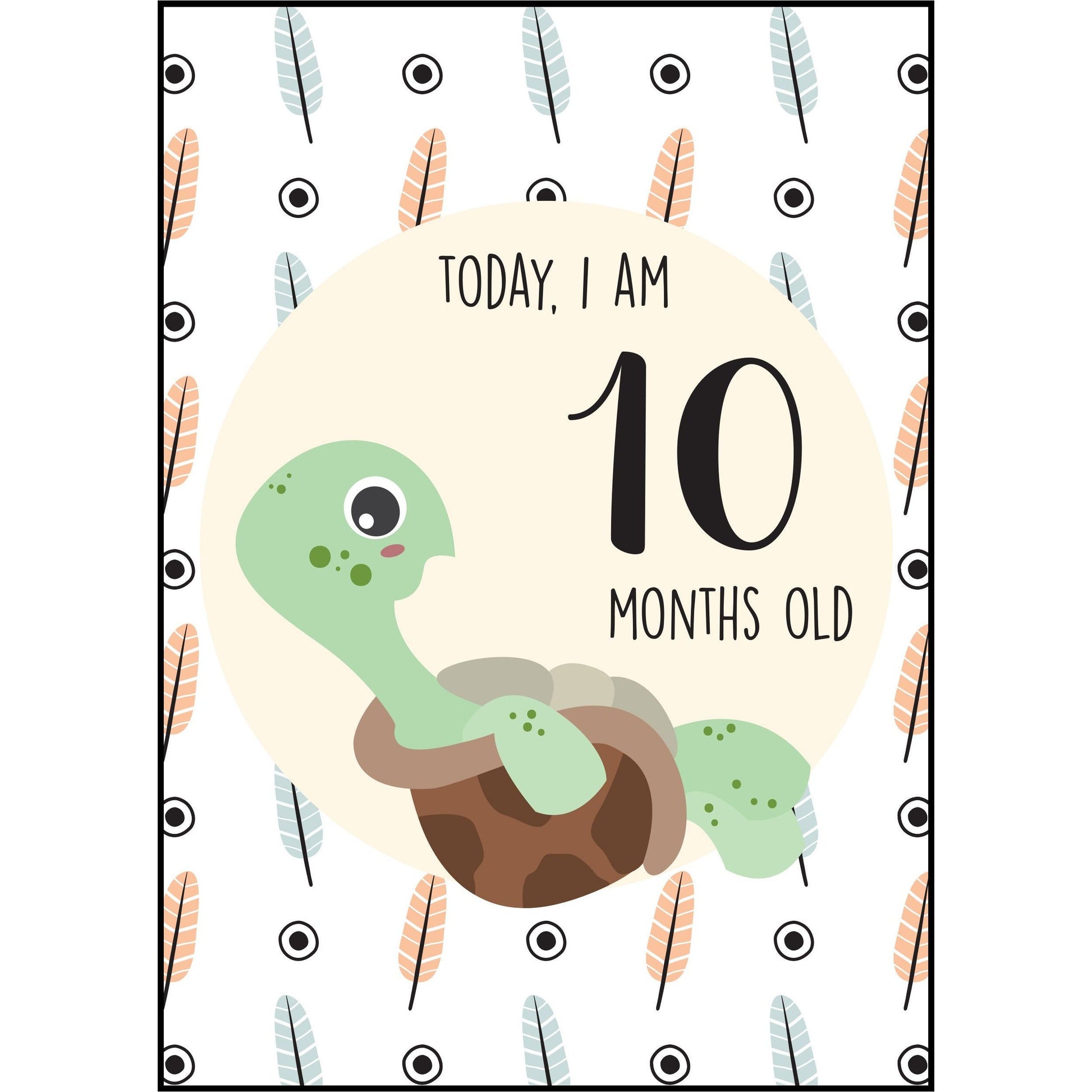 The Paper Elf - Animal Baby Milestone Cards | Little Baby.