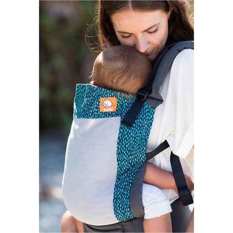 Coast Aqua Rain - Tula Baby Mesh Carrier (Standard) | Little Baby.