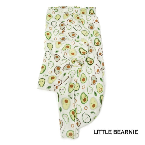 Loulou LOLLIPOP Swaddle / Baby Blanket - Cutie Avocado | Little Baby.
