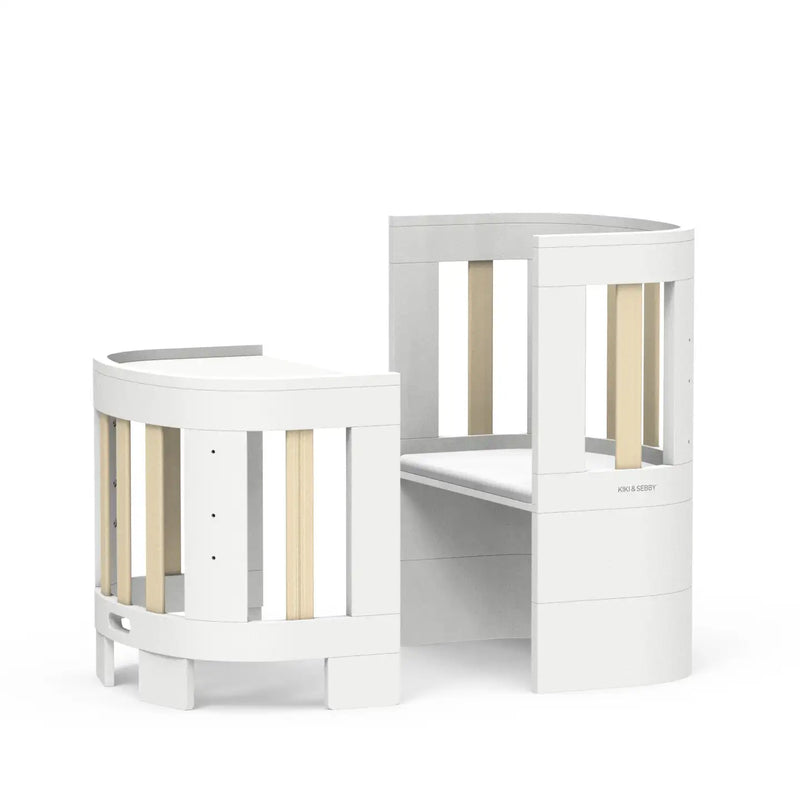Kiki & Sebby SBROUT® 6-in-1 Multifunctional Baby Crib & Cot Bundle-6