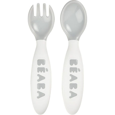Beaba 2nd Stage Training Fork & Spoon (Assorted Colours)