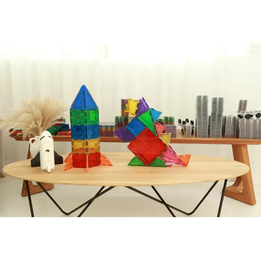 SparksMag Classic 208 Pcs Grande Magnetic Tiles Set