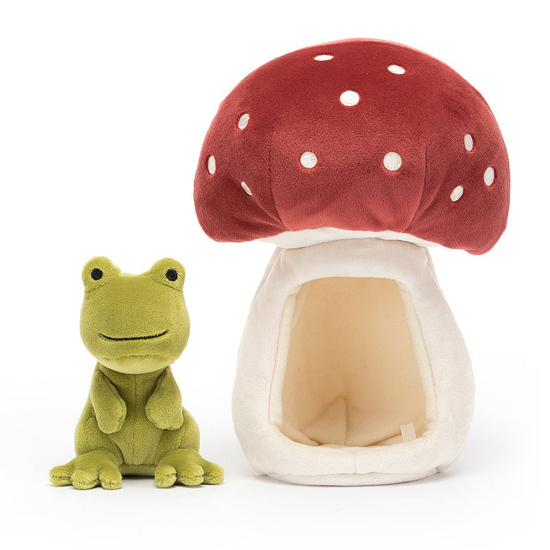 Jellycat Forest Fauna Frog - H21cm-2