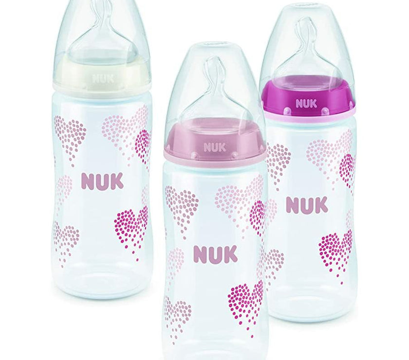 NUK Premium Choice PP Bottle with Silicone Teat (Trio Pack)