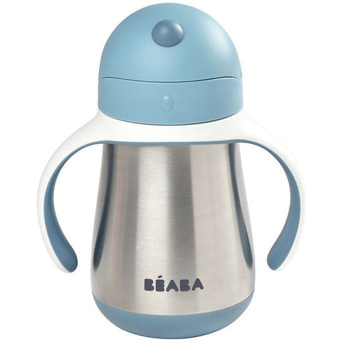 Beaba Stainless Steel Straw Cup 250ml (Assorted Colours)