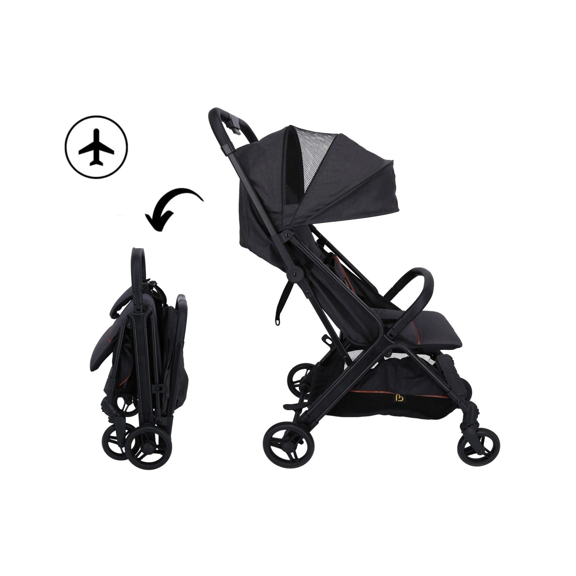 Bonbijou Leroy Auto Fold Stroller-7