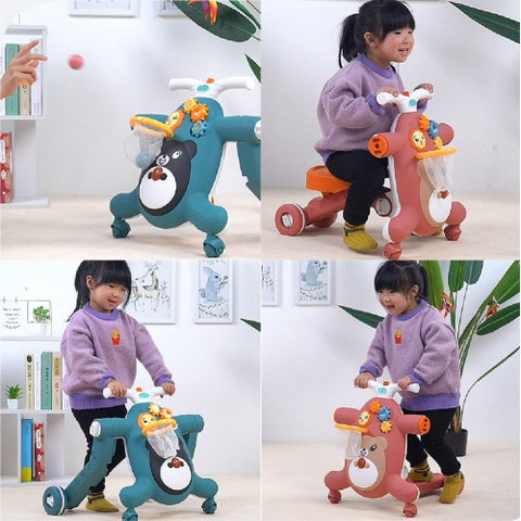 Lucky Baby 3-in-1 Musical Baby Walker (Music with Lights)