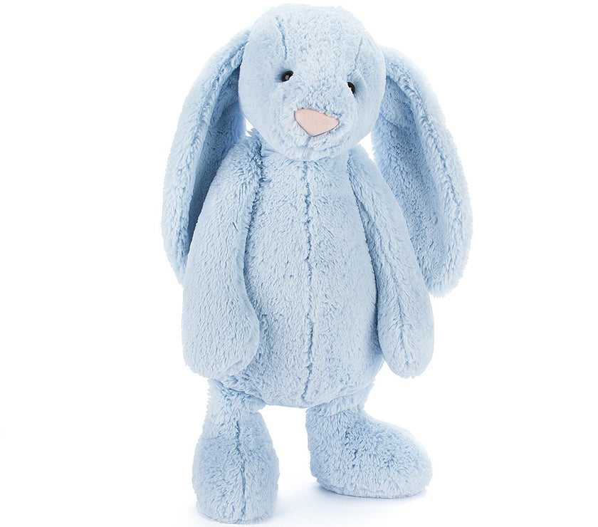 JellyCat Bashful Blue Bunny - Huge H51cm | Little Baby.