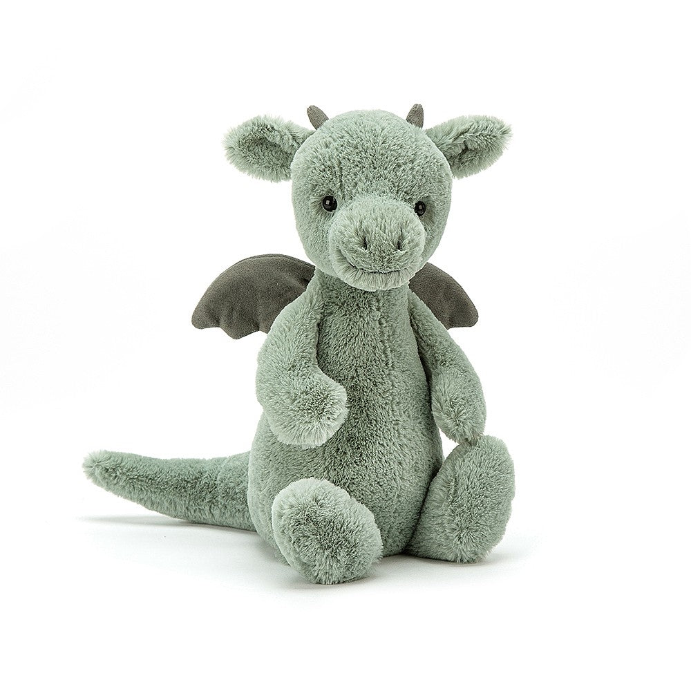 JellyCat Bashful Dragon - Medium H31cm | Little Baby.