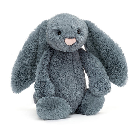 JellyCat Bashful Dusky Blue Bunny - Medium H31cm | Little Baby.