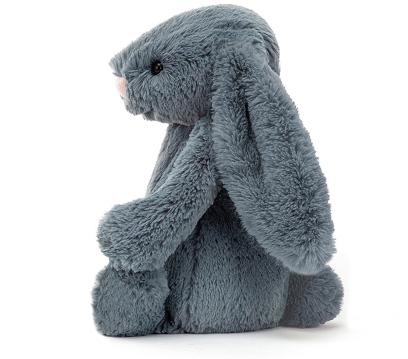 JellyCat Bashful Dusky Blue Bunny - Medium H31cm | Little Baby.