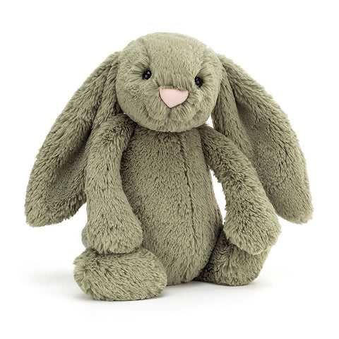 JellyCat Bashful Fern Bunny - Medium H31cm | Little Baby.
