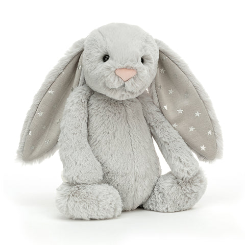 JellyCat Bashful Shimmer Bunny - Medium H31cm | Little Baby.