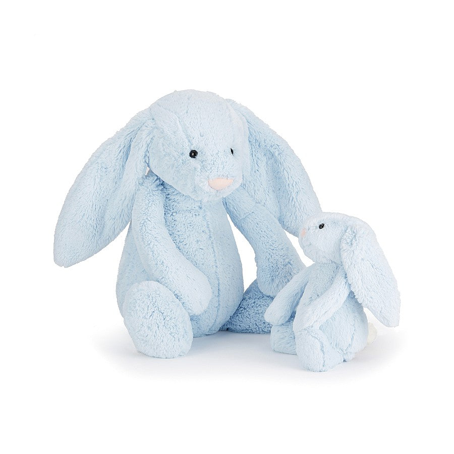 JellyCat Bashful Blue Bunny - Large H36cm | Little Baby.