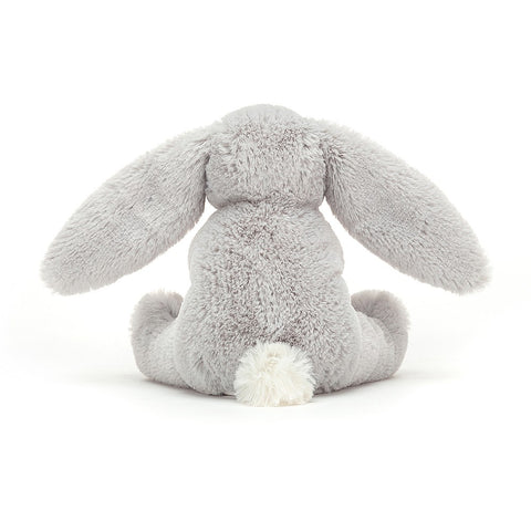 JellyCat Bashful Silver Bunny Wooden Ring Toy | Little Baby.